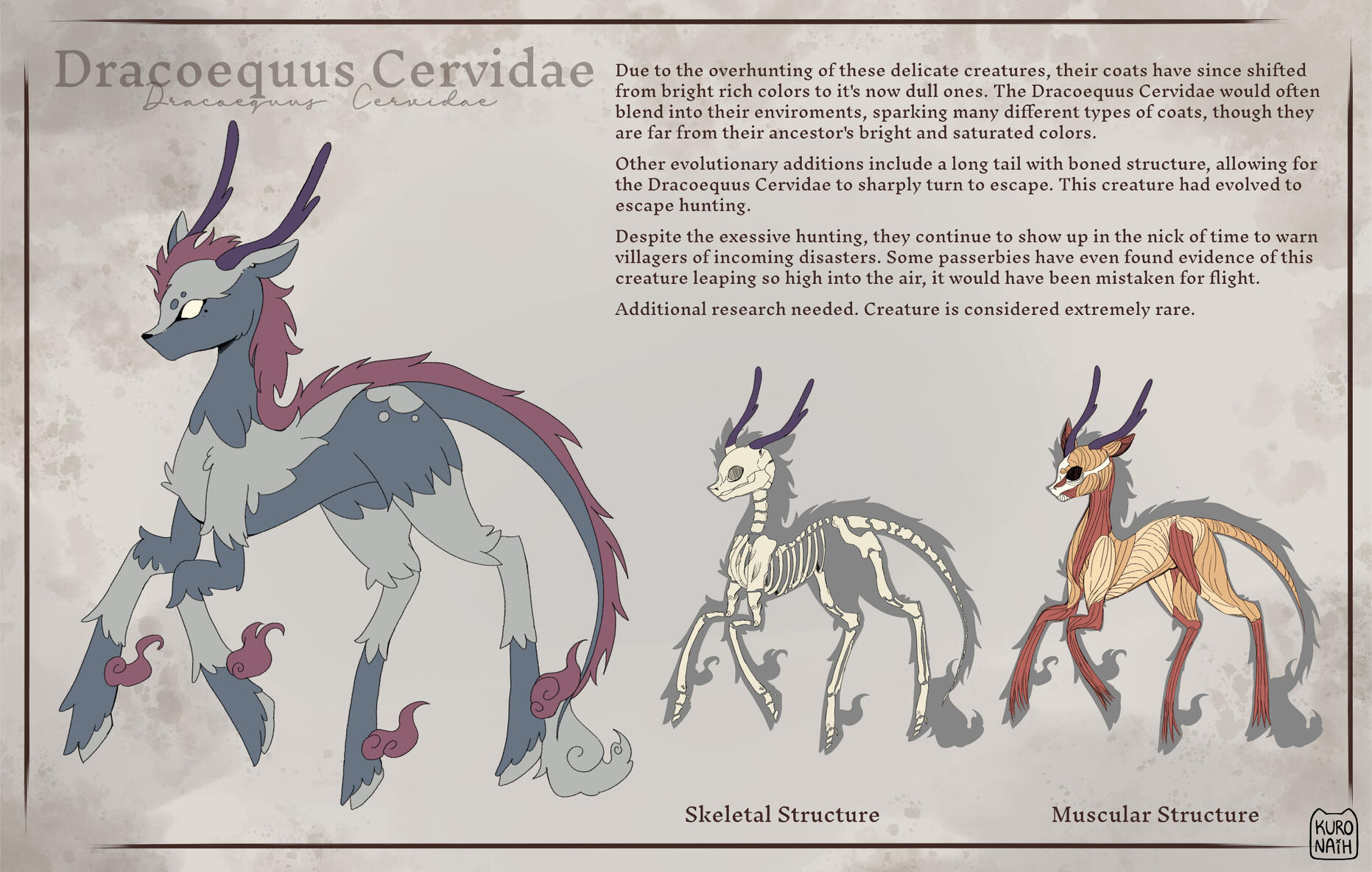 Bestiary Collection : Dracoequus Cervidae