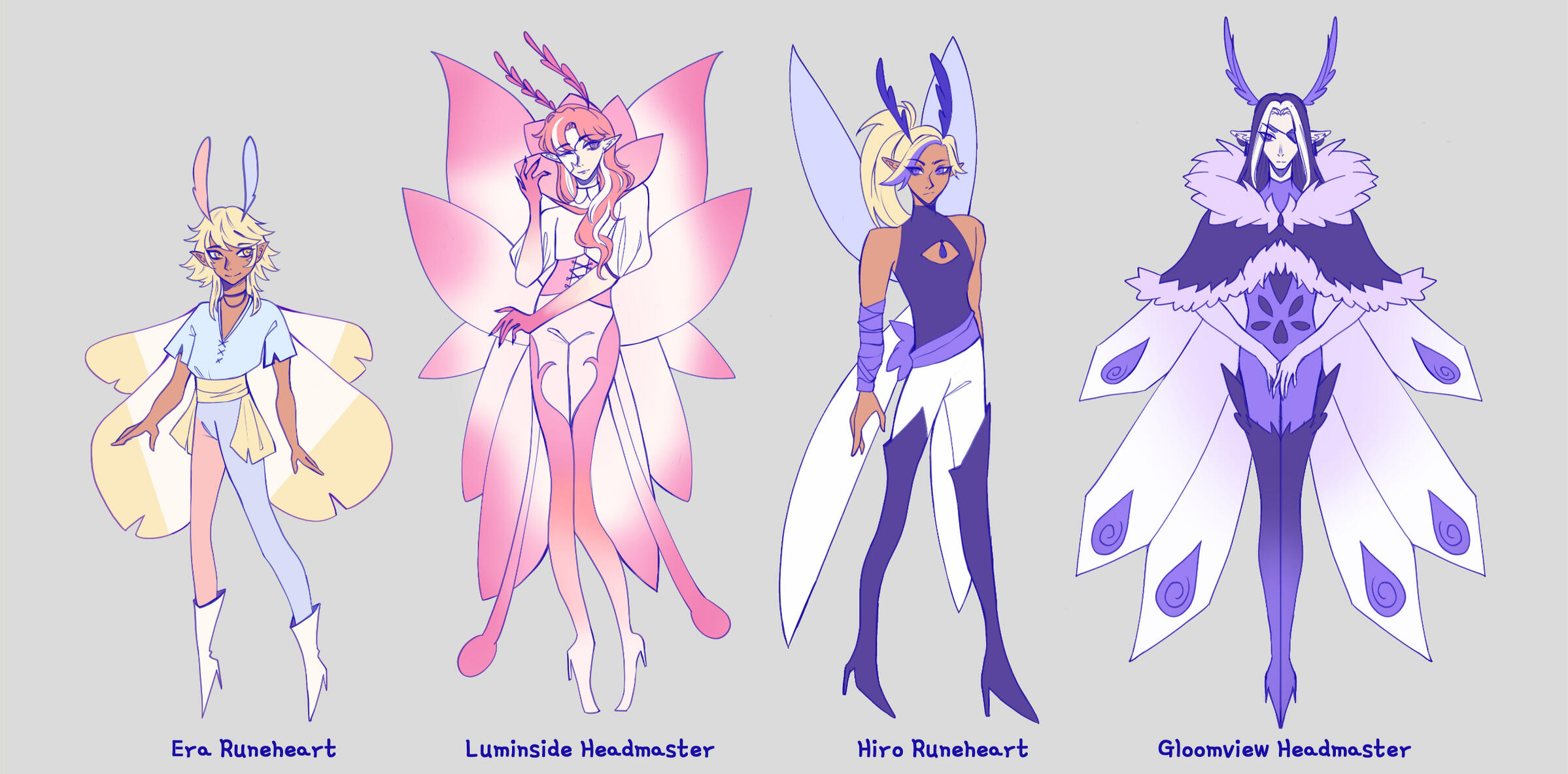 Half Shaded : Character Lineup