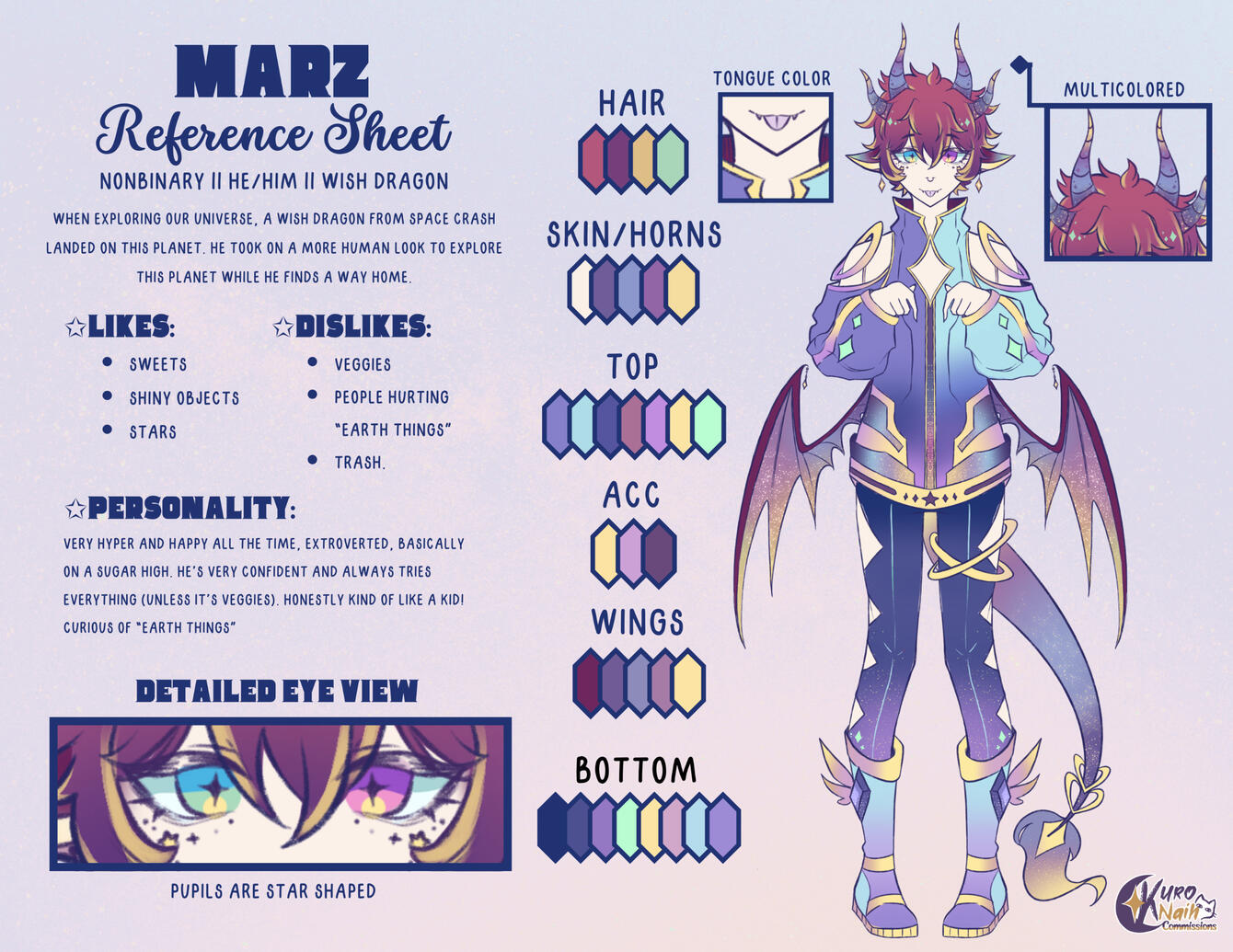 MarzOfTheStarz Reference Sheet