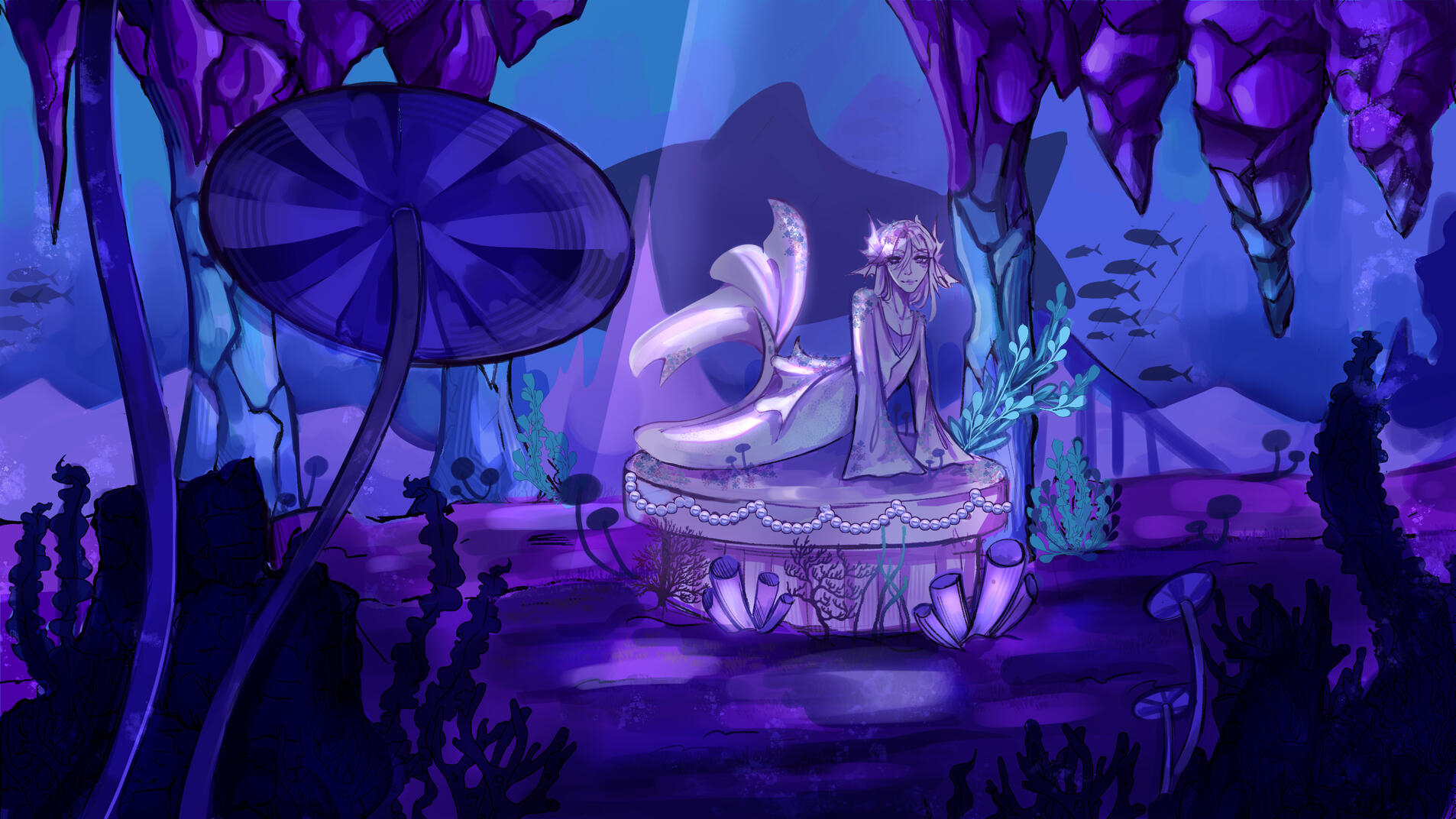 Forgotten Mermaid Statue