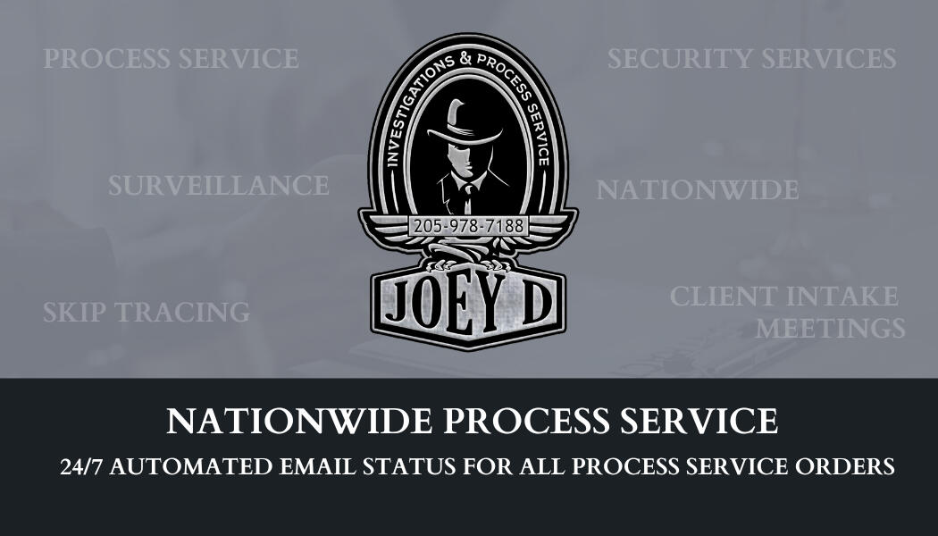 Joey D Investigation Business Card